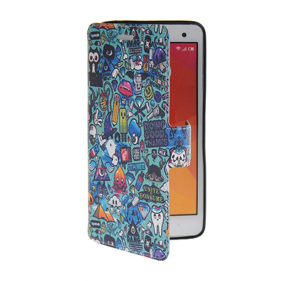 

MOONCASE Pattern Style Leather Side Flip Wallet Card Slot Pouch Stand Shell Back ЧЕХОЛ ДЛЯ Xiaomi Rice MI 4 M4