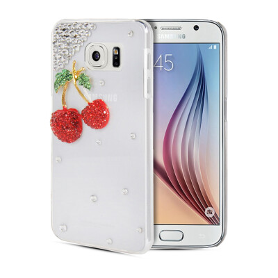 

MOONCASE Luxury Crystal Bling Rhinestone Hard Plastic Back Rubber Shell Case Cover for Samsung Galaxy S6 G9200