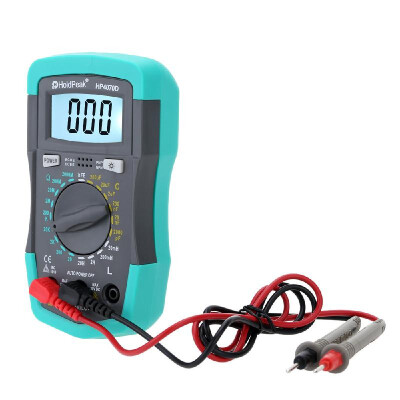 

Digital Mutimeter HoldPeak Portable Digital Multimeter Resis Cap Inductance Transistor Tester