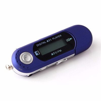 

Mini MP3 Players TFSD Card Slot Digital USB 20 Flash Drive Memory Stick LCD Sports MP4 Music Player With FM Radio With Mic