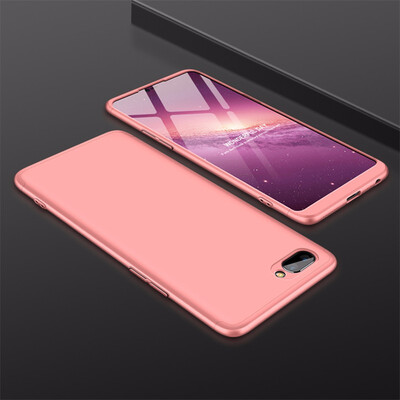 

Goowiiz Phone Case For Oppo A5A3S Fashion Color collision 360 Degree Coverage PC Full Protection
