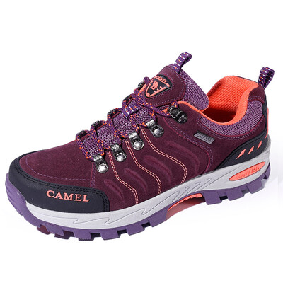 

Camel outdoor CAMEL outdoor hiking shoes couple non-slip shock absorber shoes wear low walking shoes A833036133 purple black cold orange 37