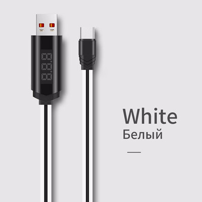 

HOCO USB Type C Charge Cable UBS C Fast Sync Data Charging LED Display Type-C Cable 2A for Samsung Note 8S8 Nexus 6P 5X Redmi