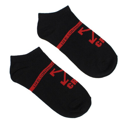 

1 Pair Unisex Couple Fashion Sports Hip Hop Cotton Letters Arrow Printed Ankle Socks