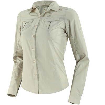 

Kailas (KAILAS) sports outdoor women long sleeve fast drying light gray  code DG620078