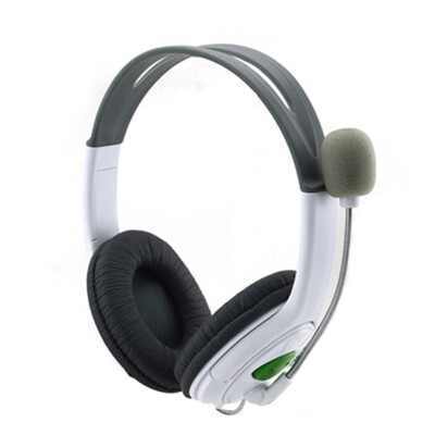 

USB Wired Game Live Gaming Headset Headphone Microphone For PS3 PC Laptop White