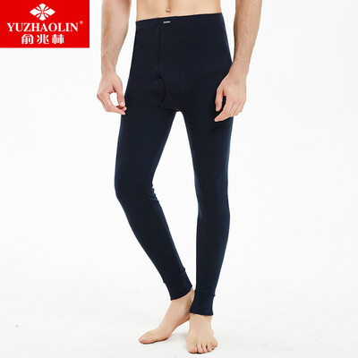 

Yu Zhaolin YUZHAOLIN Qiuyi Qiuku Mens Cotton Thin section Single Piece Pants Mens Warm Base Cotton Pants Mens Tibetan Green