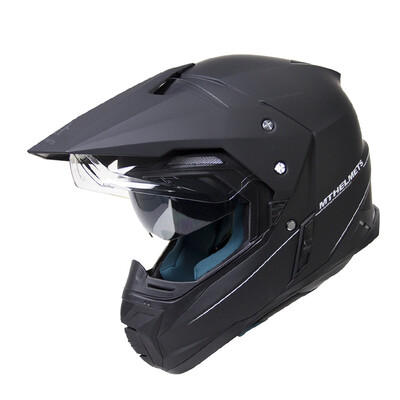 

MT HELMETS 628A motorcycle helmet double lens off-road helmet winter personality cool men&women rally car full helmet helmet black sand black L code