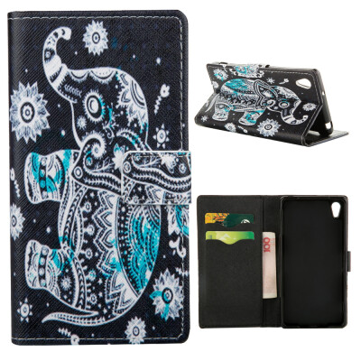 

MOONCASE ЧЕХОЛ ДЛЯ Sony Xperia Z2 Flip PU Leather Fold Wallet Card Slot Kickstand Back [Pattern series] /a15