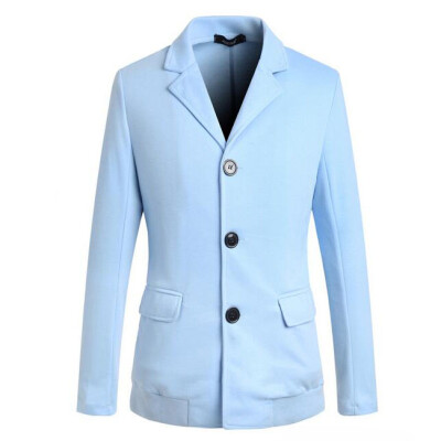 

Zogaa New Men's Suit Patchwork Slim