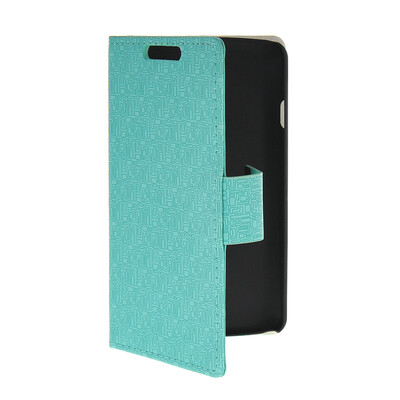 

MOONCASE Slim Leather Side Flip Wallet Card Slot Pouch Stand Shell Back ЧЕХОЛ ДЛЯ LG F70 Mint Green
