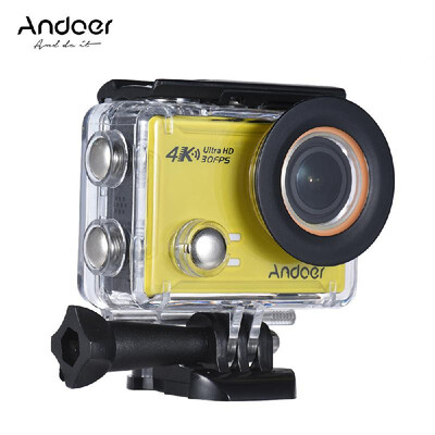 

Andoer AN100 4K WiFi Action Sports Camera 30MP 1080P120fps 20" IPS Screen 170¡ã Wide Angle Waterproof 45m Support Gyro G-sensor