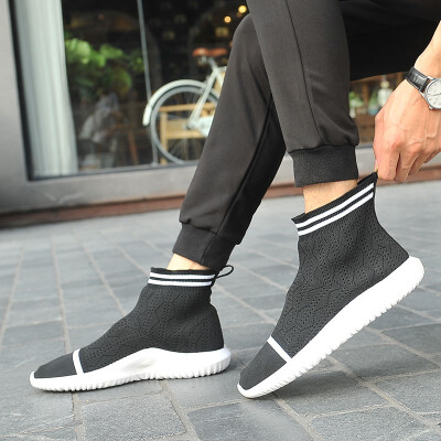 

Men&women fashion sneakers fly weave shoes socks shoes