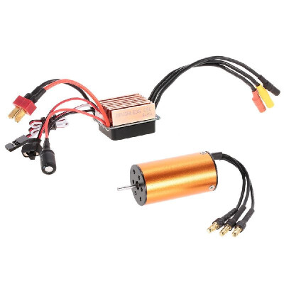 

OCDAY B2445 3600KV Waterproof Senseless Brushless Motor with -35A 35mm ESC Set for 116 118 RC Car