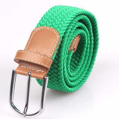 

Men And Women Young Student Fashion Casual Weave Canvas Pin Buckle Belt