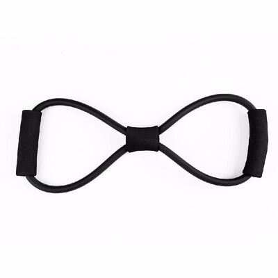 

8 Shaped Resistance Bands Exercise Cords Chest Stretch Yoga Training Fitness Elastic Tube Bands