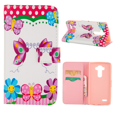 

MOONCASE ЧЕХОЛ ДЛЯ LG G4 Flip Leather Wallet Card Slot Foldable Stand Feature [Pattern series] /a14
