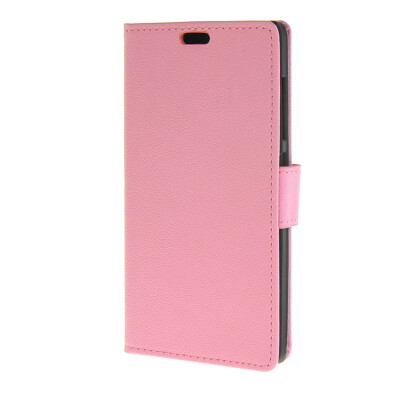 

MOONCASE Vivid colors Leather Wallet Card Slot Bracket Back чехол для Nokia Lumia 540 N540 pink