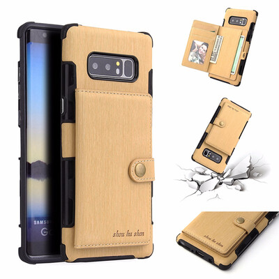 

SHS Phone Case For Huawei Mate 10 LiteMaimang 6Nova 2IHonor 9I Fashion Concise Leather Wire Drawing Multifunction
