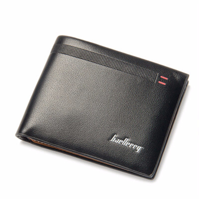 

New Men Wallet European Short Horizontal Purse