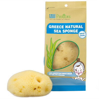 

Pierides Natural Sponges Greek imported Bath Sponge Skin Polishing Sponges/Mats Honeycomb