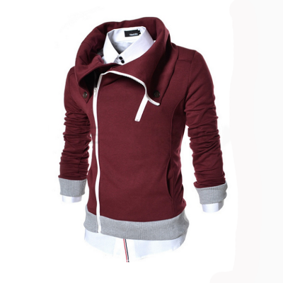 

Zogaa Korean Men's Hoodie Casual Thick Lapel Slim