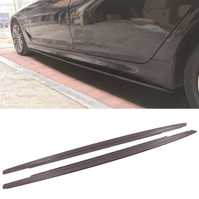 

P Style Carbon fiber Side Skirt Extensions 1pair Fit For BMW 5-Series G30