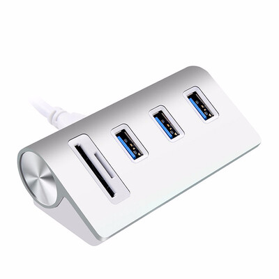 

Rocketek multi usb 30 hub 3 port adapter splitter Power Interface SDTF Card Reader for MacBook Air computer laptop accessories