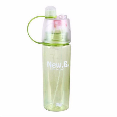 

600ml Creative Sports Spray Water Bottle Cup Korean Version of the Spray Space Cup Portable Outdoor Bicycle Cycling Water Bottle