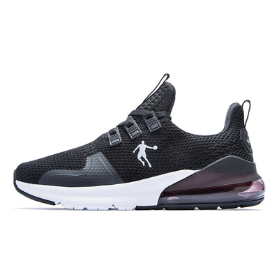 

Jordan womens shoes lightweight wear trend casual shoes running shoes female XM3680310 black silver 38