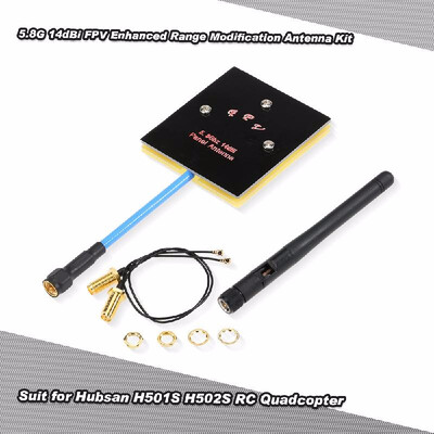 

58G 14dBi FPV Enhanced Range Modification Antenna Kit for Hubsan H501S H502S RC