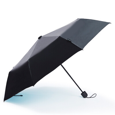 

Yi Jie umbrella small black umbrella 30 black plastic printing sunscreen umbrella female umbrella Y-9378 blue