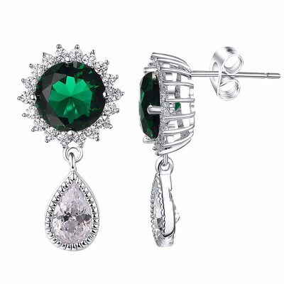 

Yoursfs Cubic Zirconia Black Rose Flower Stud Earrings For Mother Day 2018 Gold Plated Fashion Earrings Bridal Earrings