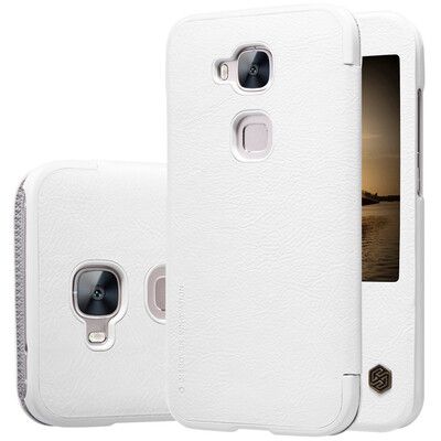 

MOONCASE Huawei G8 Дело , [амортизирующим] Ультра тонкий премиум флип кожаный чехол для Huawei G7 Plus / G8 / Maimang 4 Книга Стиль