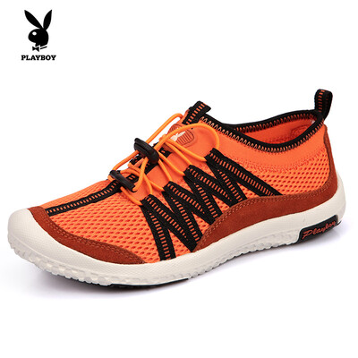 

PLAYBOY brand 2016 Summer&WinterBreathable meshSandbeach casualFashionable Korean style sandalStudentMens shoes