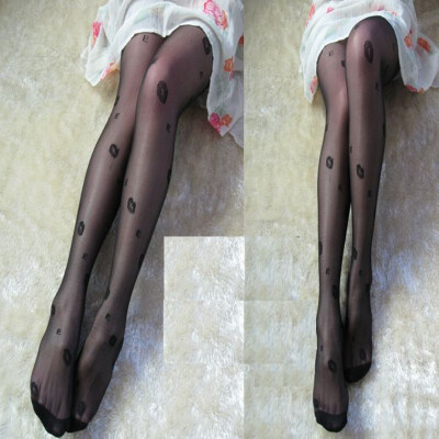 

Lips-Letters Style Hosiery Fishnet Vogue Thin Pantyhose Stockings Fashion