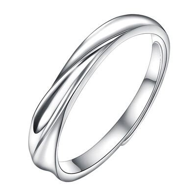 

Yoursfs Love Knot Ring Twist Silver Simulated Australia Crystal Square Knot Ring for Women Gift
