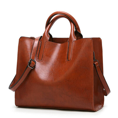 

2018 new womens bag simple shoulder bag shoulder bag Messenger bag ladies bag leather handbag