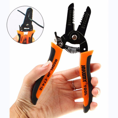

JAKEMY JM - CT4 - 12 Wire Cutter Stripper Clamp 70 inch Plier Hardware Tool
