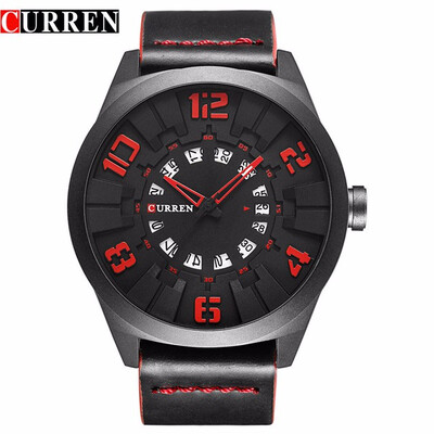 

2017 New CURREN Watches Men Fashion Luxury Man Sport Clock Male Military Wristwatch Leather Quartz Watch Relogio Masculino 8258