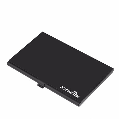 

Rocketek High Quality Portable Aluminum Memory card cases for SD micro SD Memory Cards Storage Box Case Holder Protector
