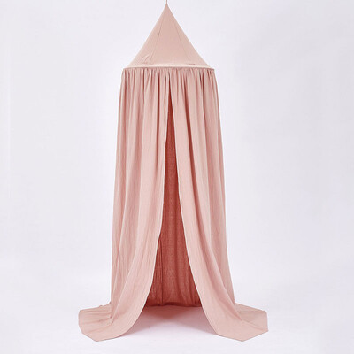 

Baby Cotton Mosquito Net Kids Bed Curtain Canopy Round Crib Netting Tent