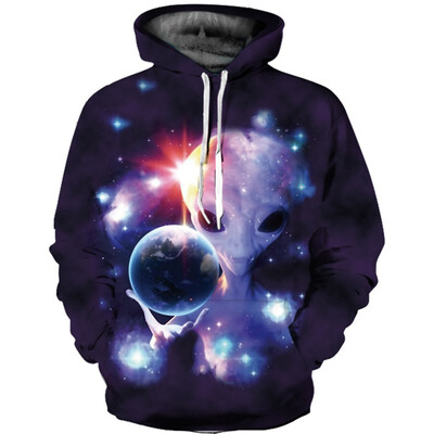 

Mens Hoodie 3D Printed Women Pullover Sweater