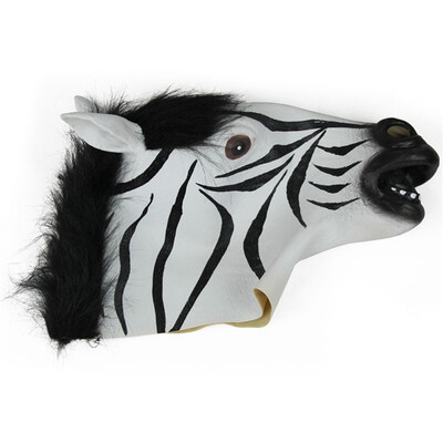 

Halloween Funny Mask Latex Cuff Animal Mask Headgear Party Props Rubber
