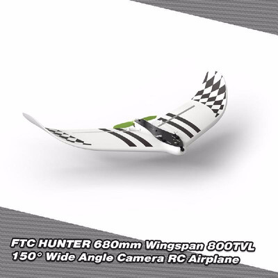 

FTC HUNTER 660mm Wingspan 800TVL 150° Wide Angle Camera EPP Delta Wing Racer RC Airplane PNP with FPV System