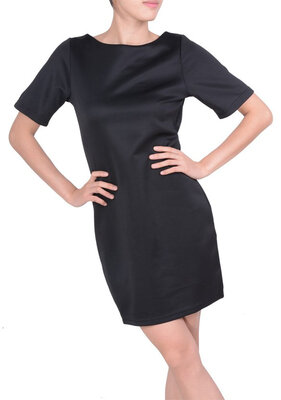 

Women's Classic Elegant Shift Dress Europe Style Pure Color Dress