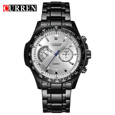 

Curren quartz watches Black Vogue Mens Military Mens 3ATM Waterproof Mens Dropship 8020 Watch