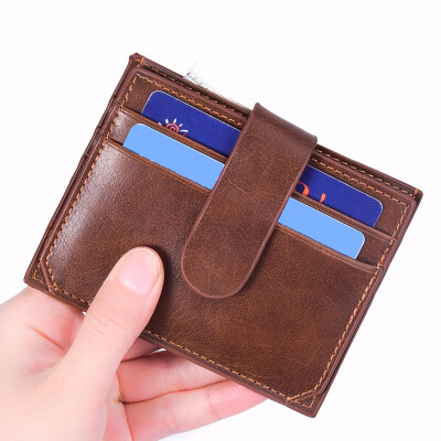 

Europe&the United States fashion mens card bag Mini Mini Wallet multi card zero wallet