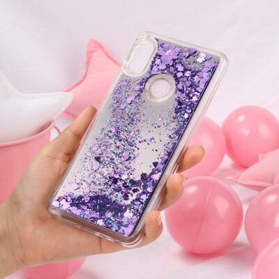 

Akabeila Cover for Sony Xiaomi Redmi Note 5 Pro Case Soft Mirror Dynamic Glitter Phone Protector Cover Note 5 Global Version Bag