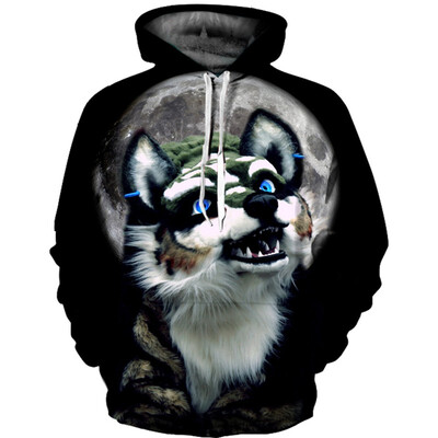 

Mens Hoodie 3D Printed Women Pullover Sweater